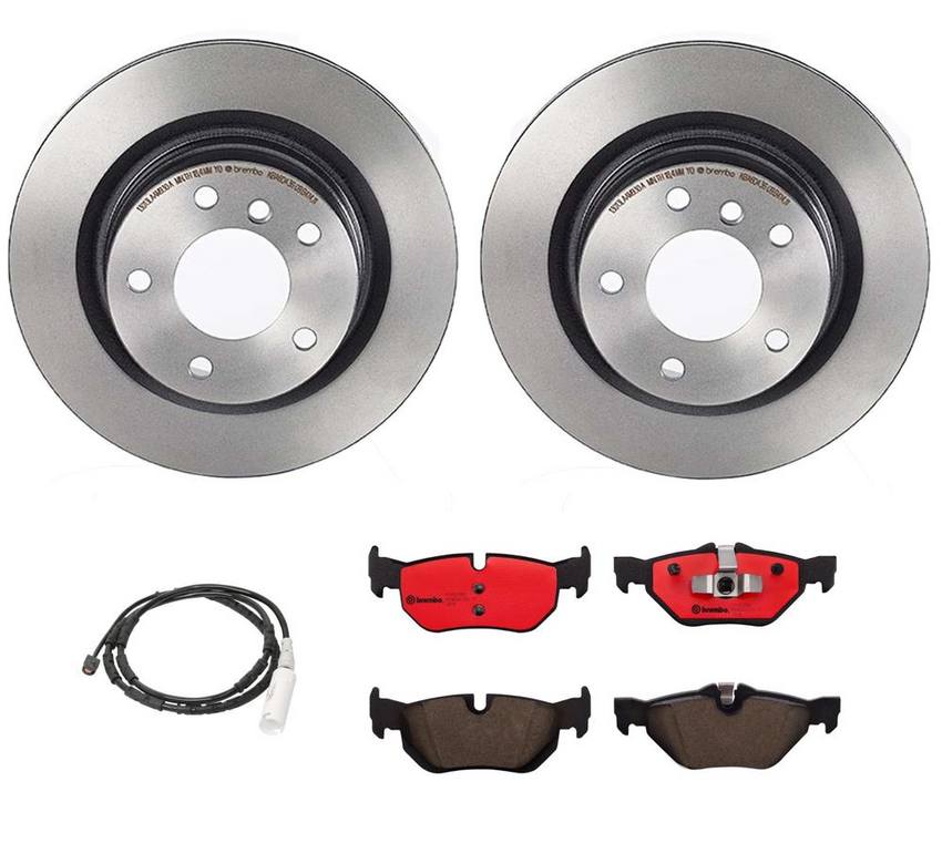 Brembo Brakes Kit - Pads and Rotors Rear (300mm) (Ceramic)